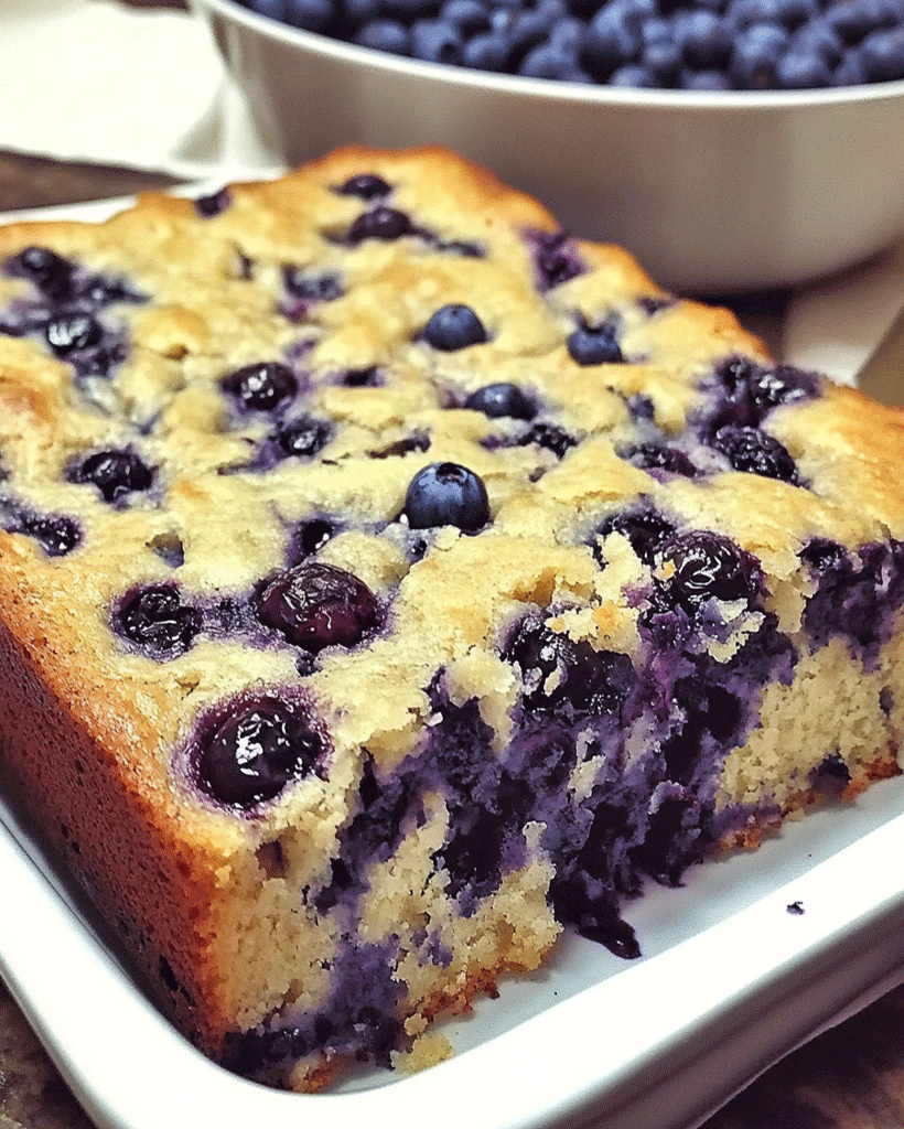 Blueberry Breakfast Cake - Freshly Baked Dream Recipe