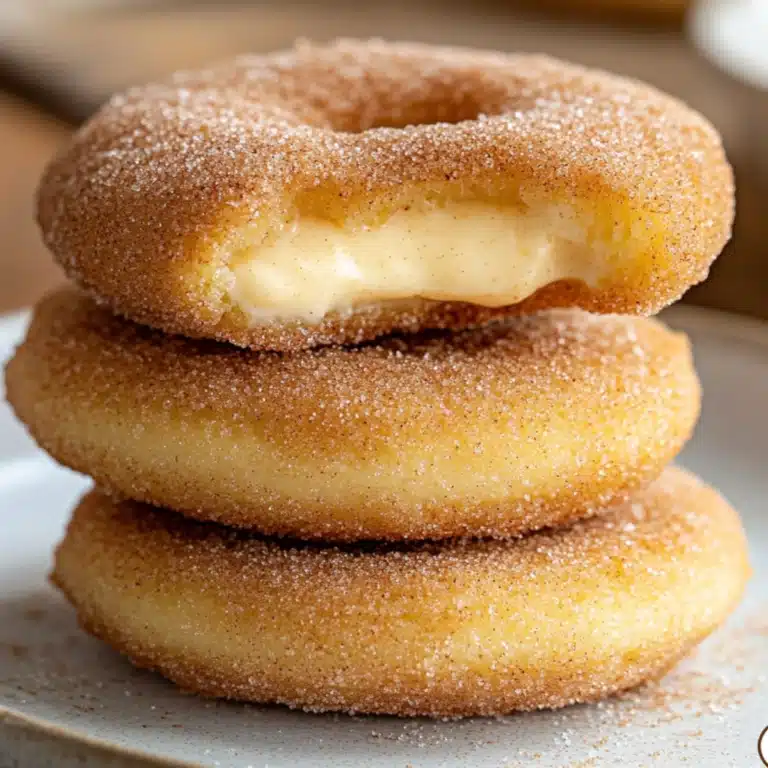 Churro cheesecake cookies with cinnamon sugar coating and cream cheese filling drizzled with caramel