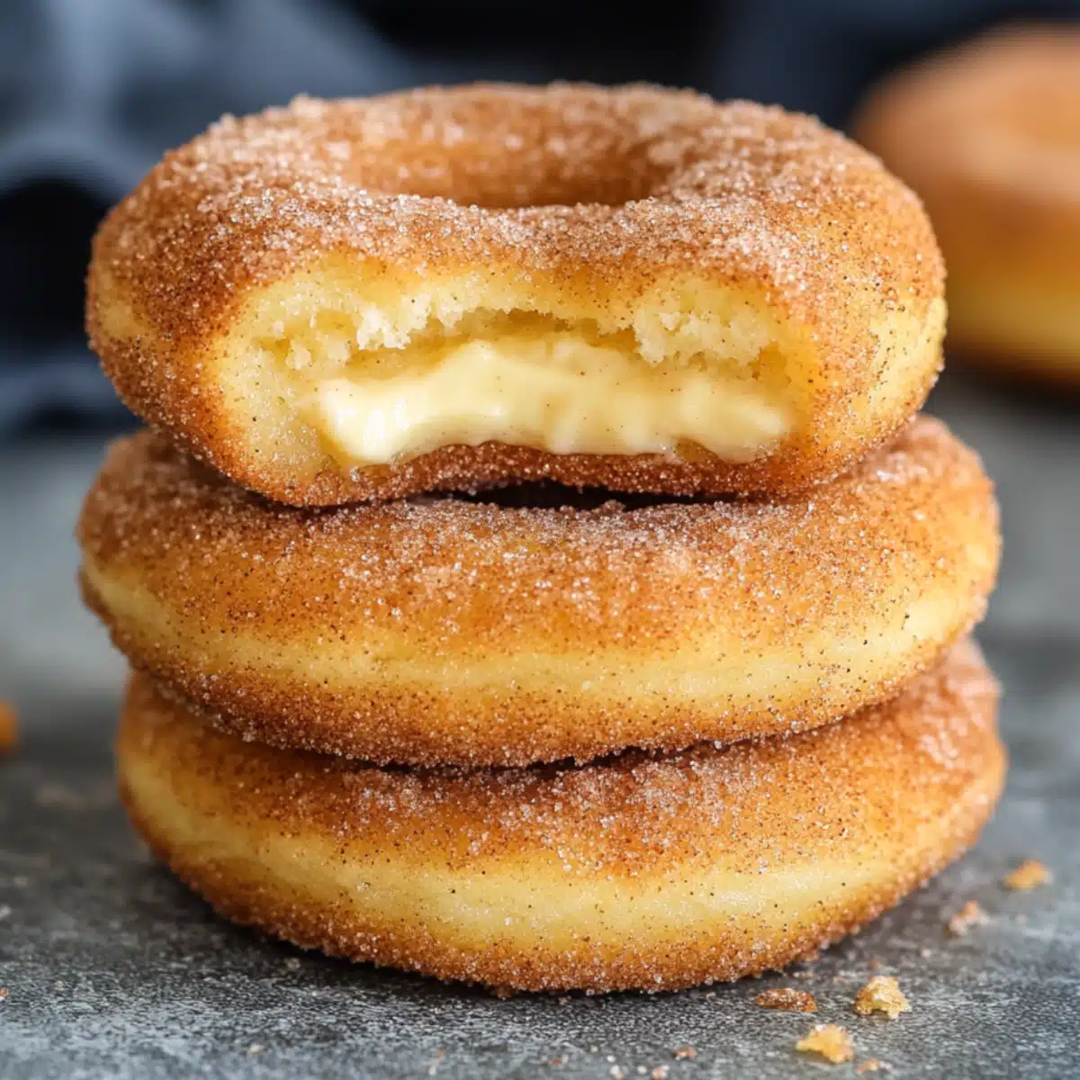 Churro Cheesecake Cookies Tasty Recipe Tasty churro cheesecake cookies stacked showing creamy center and cinnamon coating