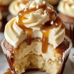 Salted Caramel Cream Cheese Cupcakes - Easy Dessert Recipe