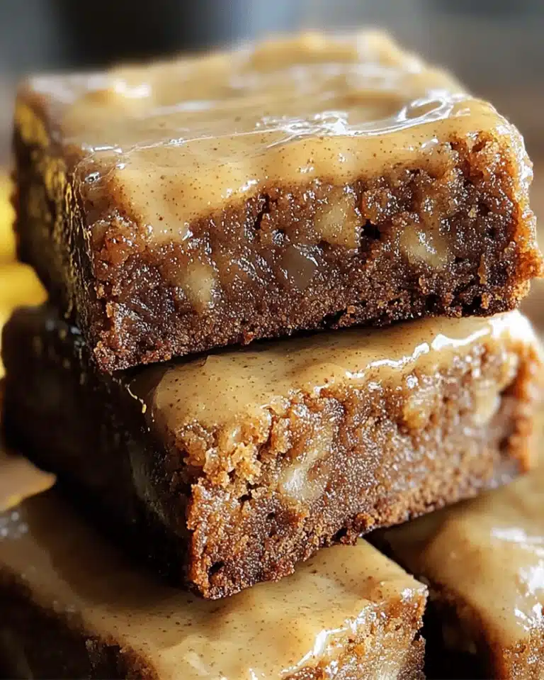 Gooey Maple Cinnamon Blondies – Warm, Chewy, and Delicious
