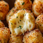 Cheesy Parmesan Mozzarella Bites – Easy, Crispy & Gooey