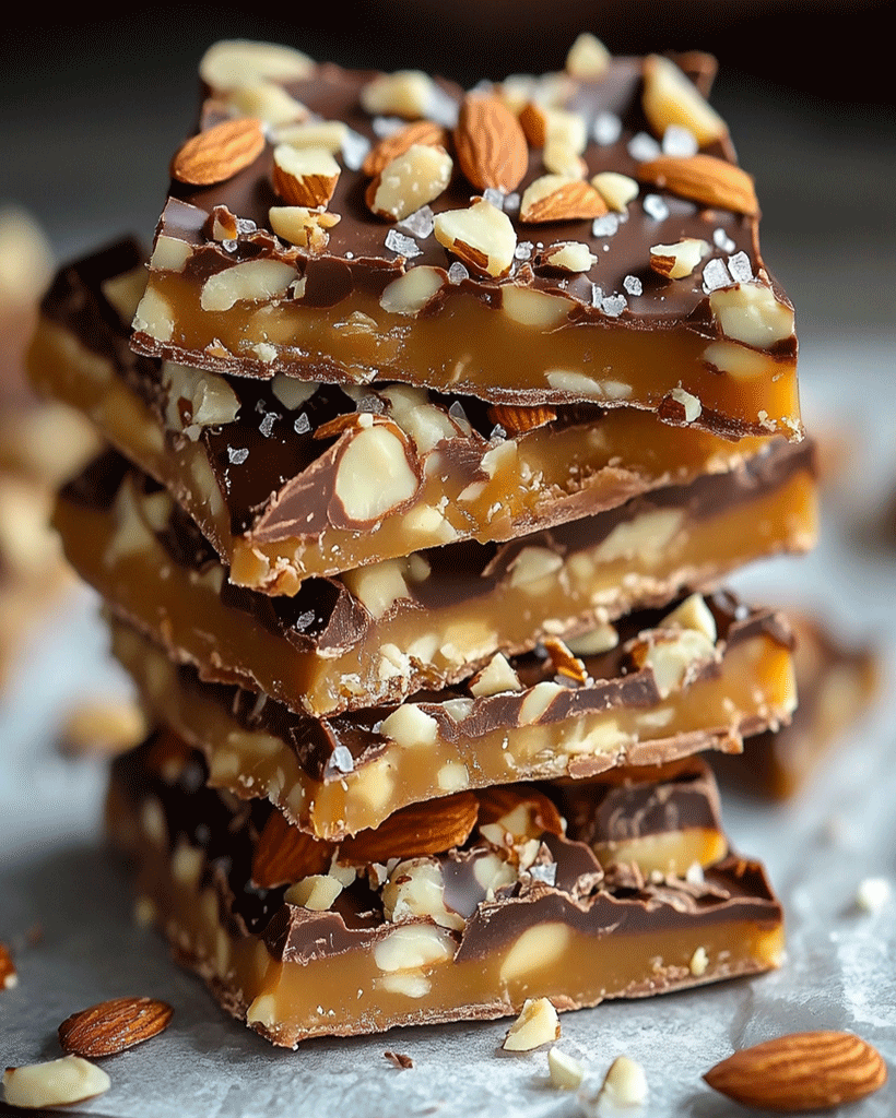 Almond Toffee Bites Recipe - Perfect Holiday Treats