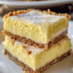 Vanilla Custard Cream Bars Recipe - Easy Dessert