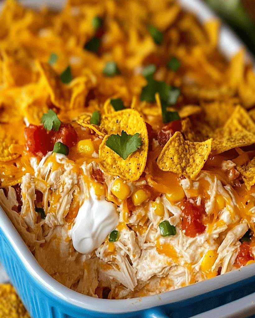 Mexican White Trash Casserole - Easy Cheesy Dinner Idea