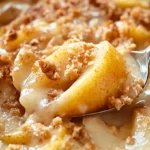 Cinnamon Pear Walnut Crumble Recipe | Easy Dessert