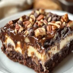 Chocolate Pecan Ooey Gooey Butter Cake Recipe | Easy Dessert