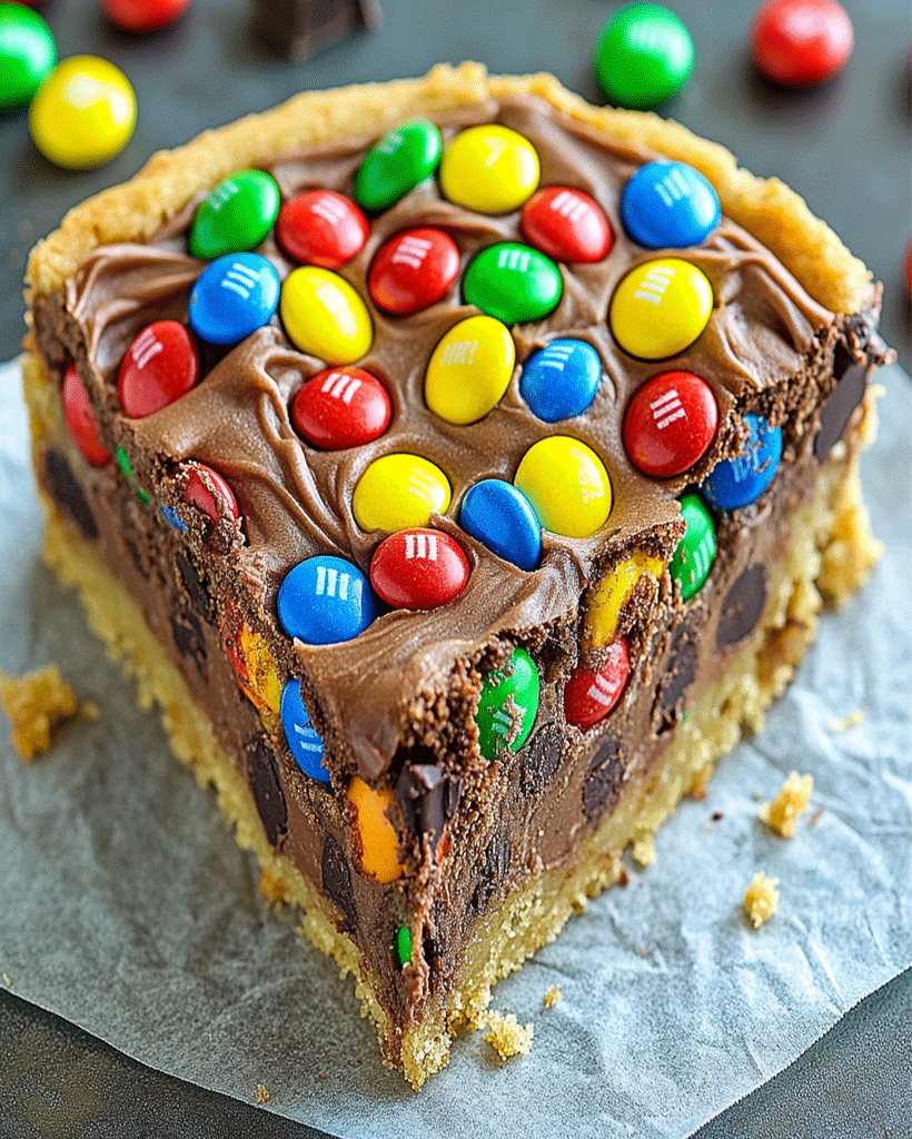 M&M Chocolate Chip Pie - Sweet Dessert Recipe