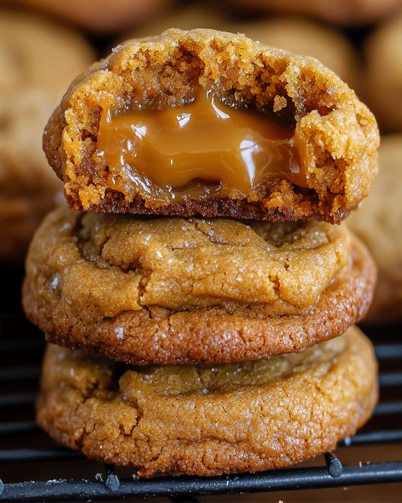 Gooey Caramel-Stuffed Cookies Recipe - Easy Dessert Idea