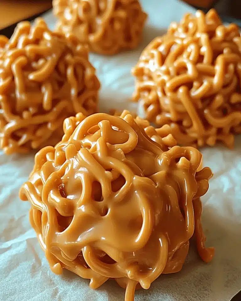 Easy No-Bake Peanut Butter Haystacks
