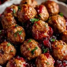 Holiday Meatballs with Cranberry Orange Sauce Recipe