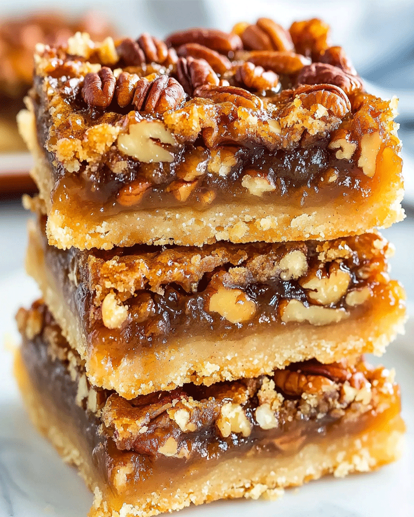 Pecan Pie Bars Recipe - Holiday Dessert Idea