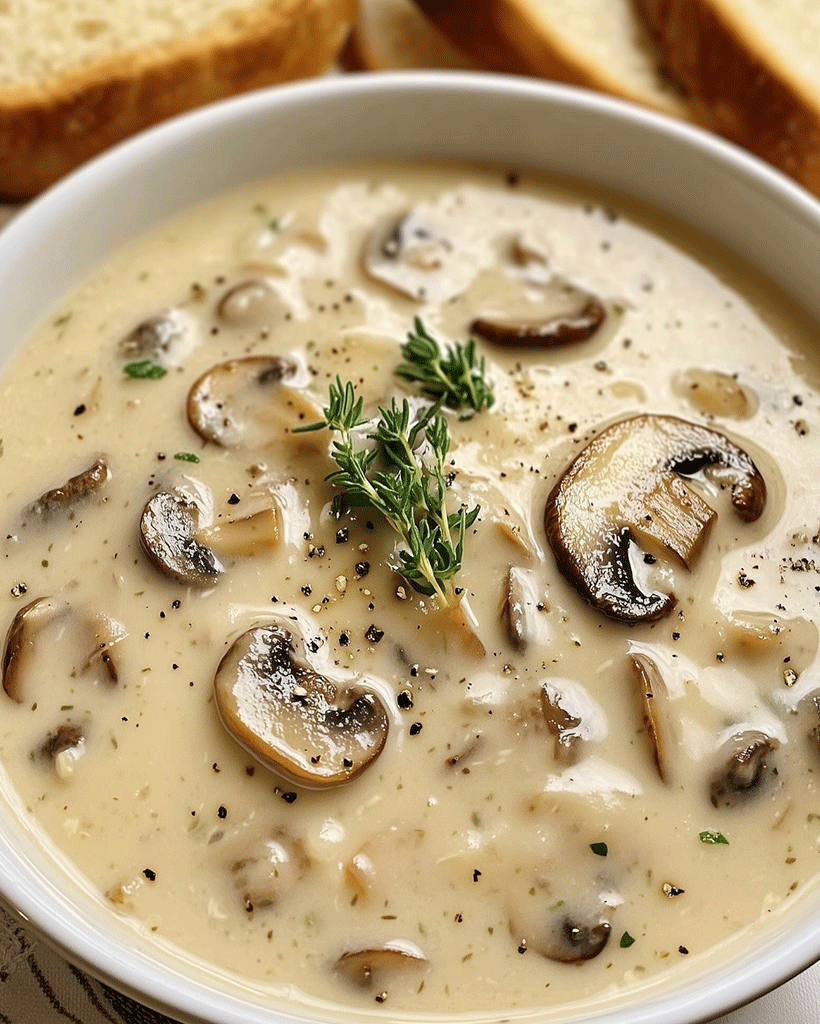 Creamy Mushroom Soup Recipe