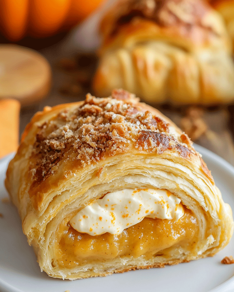 Cream Cheese Pumpkin Pie Crescent Rolls