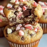 Peppermint Chocolate Chunk Muffins: Festive Treat