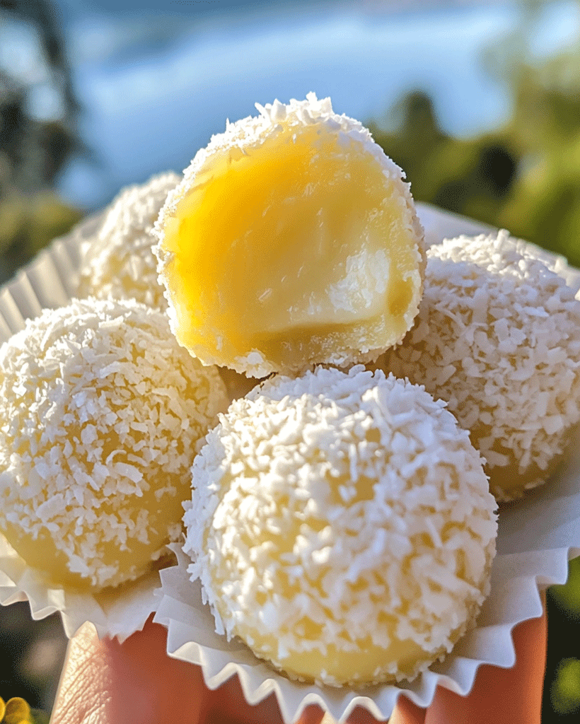 Hawaiian Pineapple Coconut Truffles - Easy Tropical Treats