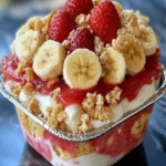 Strawberry Crunch Banana Pudding Recipe - Easy Dessert Delight