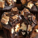 Crunchy Chocolate Caramel Muffins - Easy Dessert Recipe