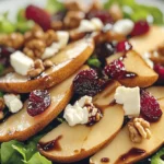 Balsamic Pear and Cranberry Salad Recipe | Healthy Recipes