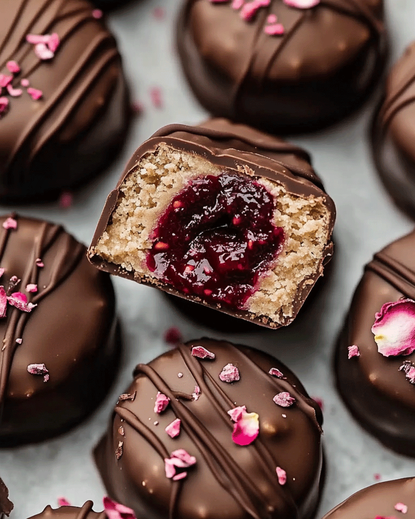 Raspberry Rose Chocolate Truffles – Elegant & Delicious