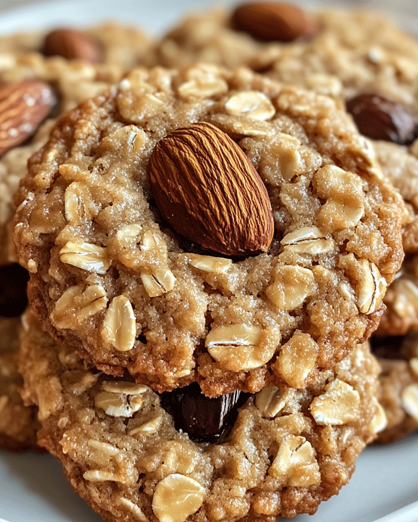 Crunchy Almond Oat Cookies: Irresistible Homemade Treat