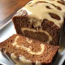 Gingerbread Loaf with Vanilla Drizzle