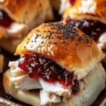 Baked Cranberry Turkey Sliders – Perfect Holiday Appetizer