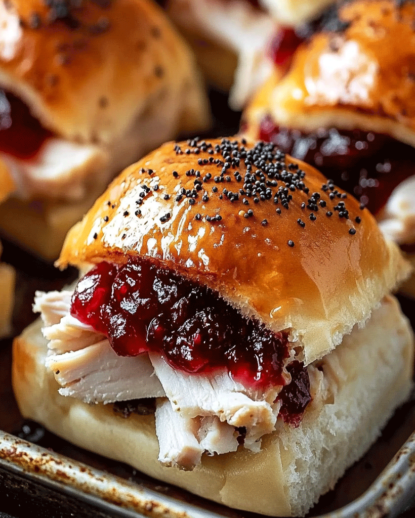 Baked Cranberry Turkey Sliders – Perfect Holiday Appetizer