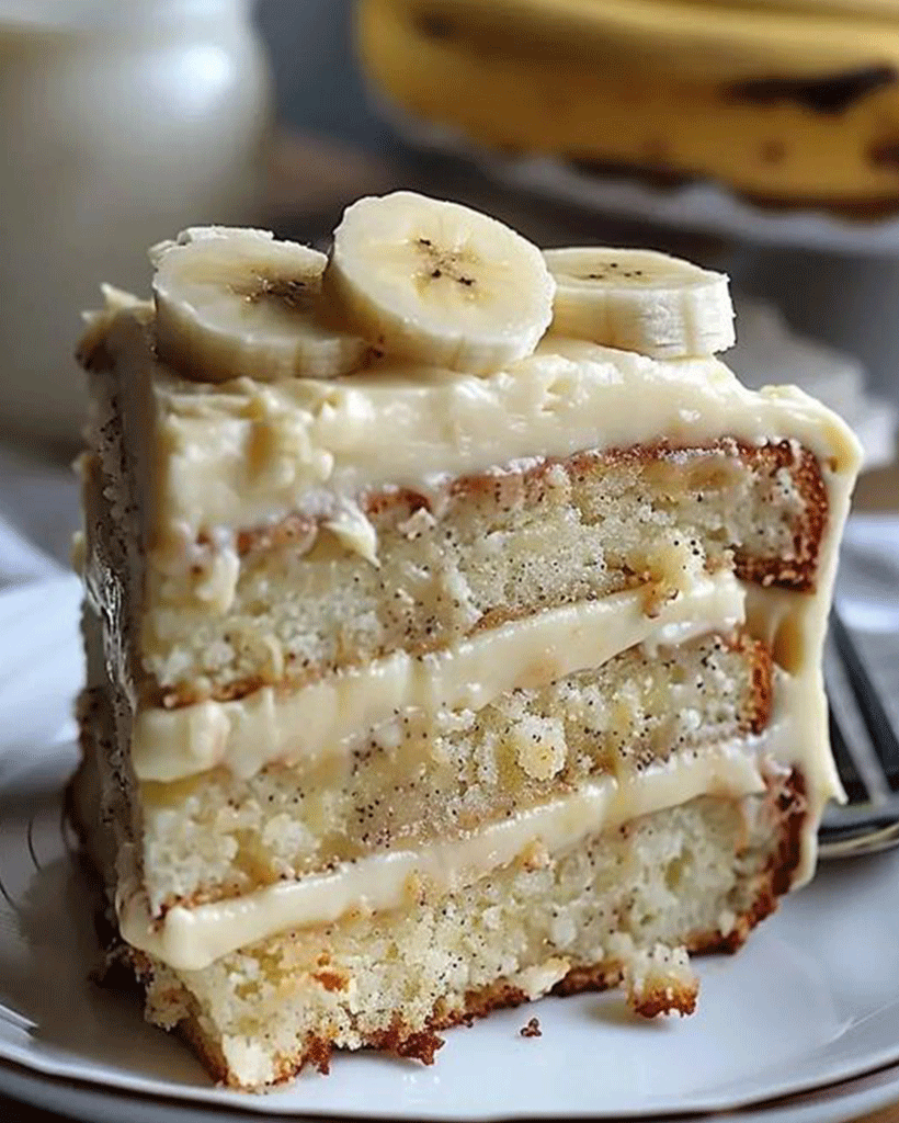 Banana Cake with Cream Cheese Frosting