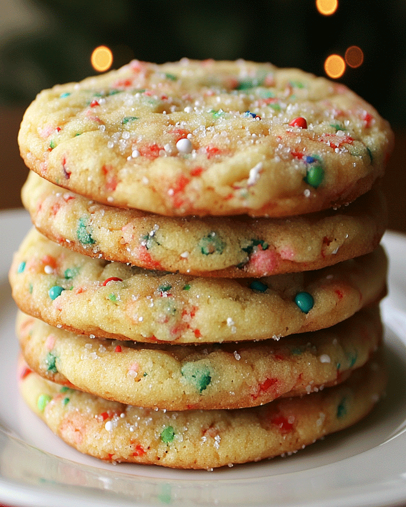 Cake Mix Christmas Cookies - Easy Festive Holiday Treat