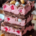 Cherry Marshmallow Fudge Bars - Easy Holiday Dessert