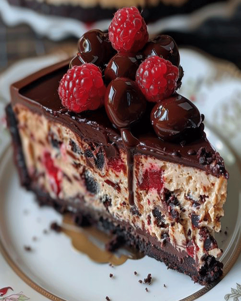 Black Forest Cheesecake Symphony - Decadent Delight