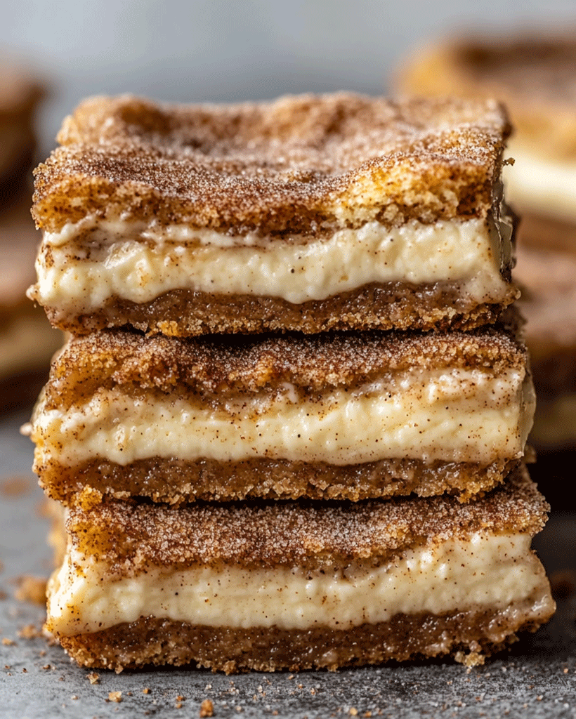 Cinnamon Churro Cheesecake Bars: Sweet Dessert Recipe