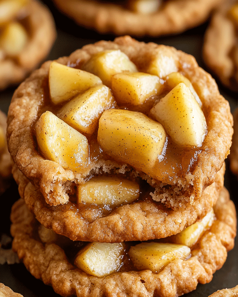 Apple Pie Cookies Recipe – Mini Caramel Apple Tarts