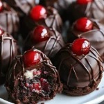 Black Forest Cookie Dough Brownie Bombs Recipe