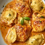 Marry Me Chicken and Ravioli