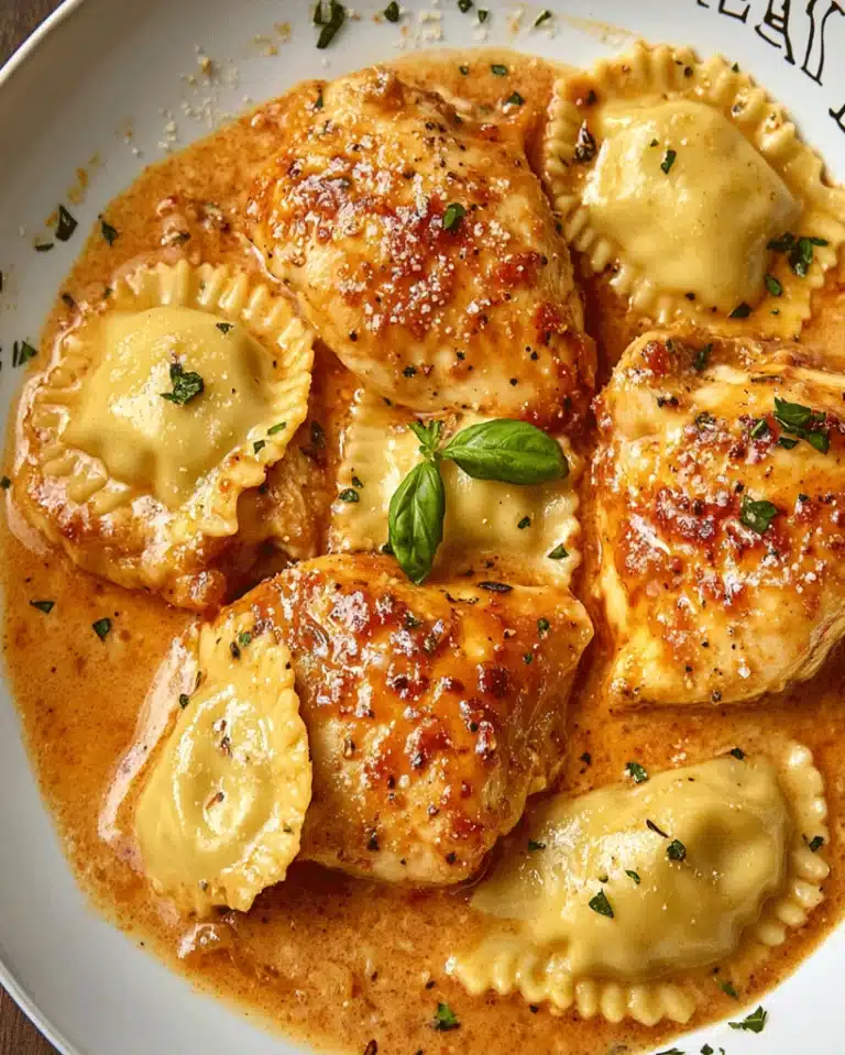 Marry Me Chicken and Ravioli