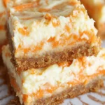 Carrot Cheesecake Bars Recipe - Easy Sweet Dessert Bars