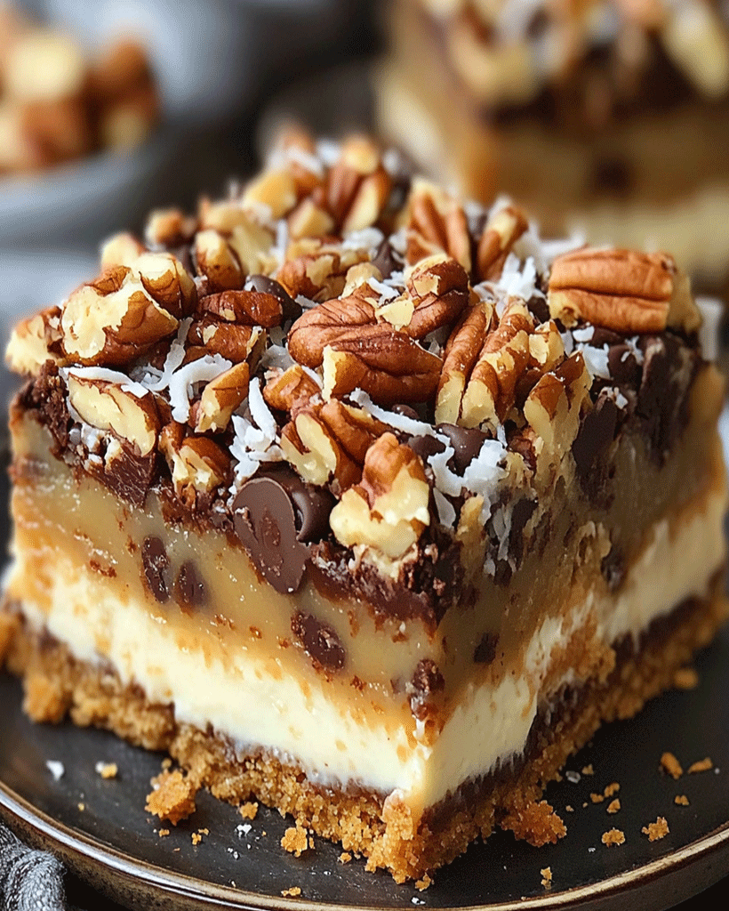 Magic Pecan Cheesecake Bars - Decadent Dessert Recipe