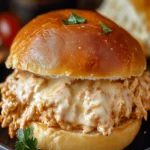 Chicken Alfredo Sloppy Joes: Creamy Sandwich Delight