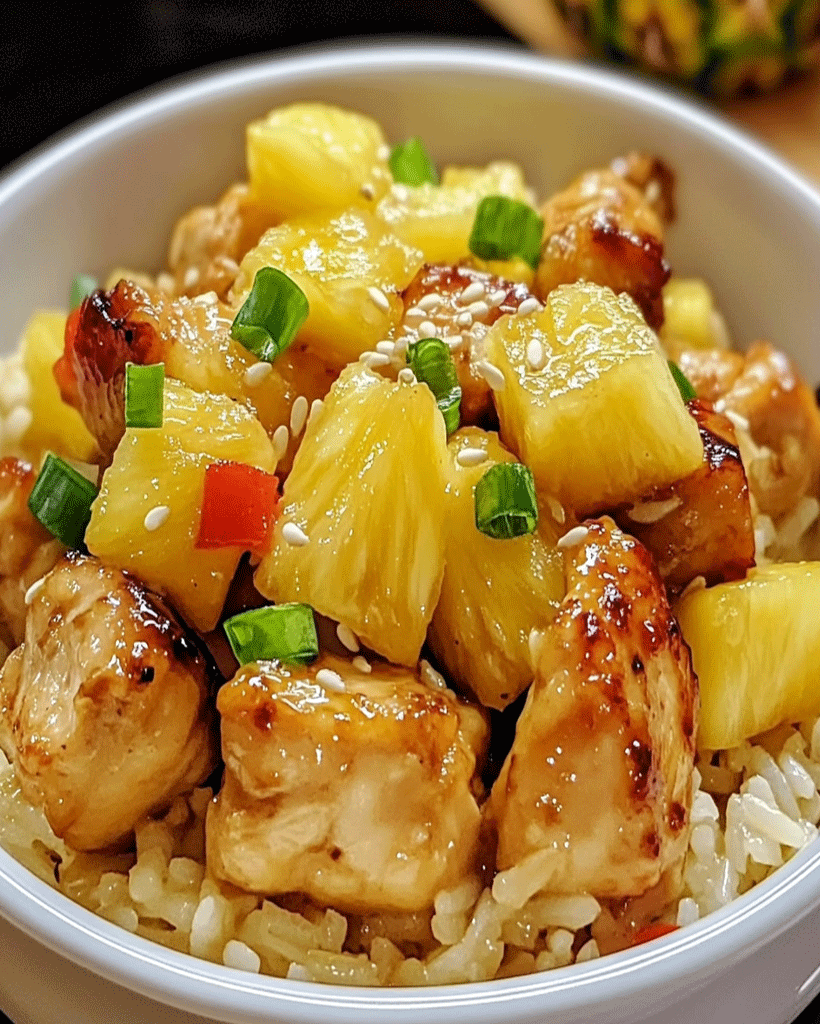 Pineapple Chicken and Rice Recipe – Easy Tropical Flavor