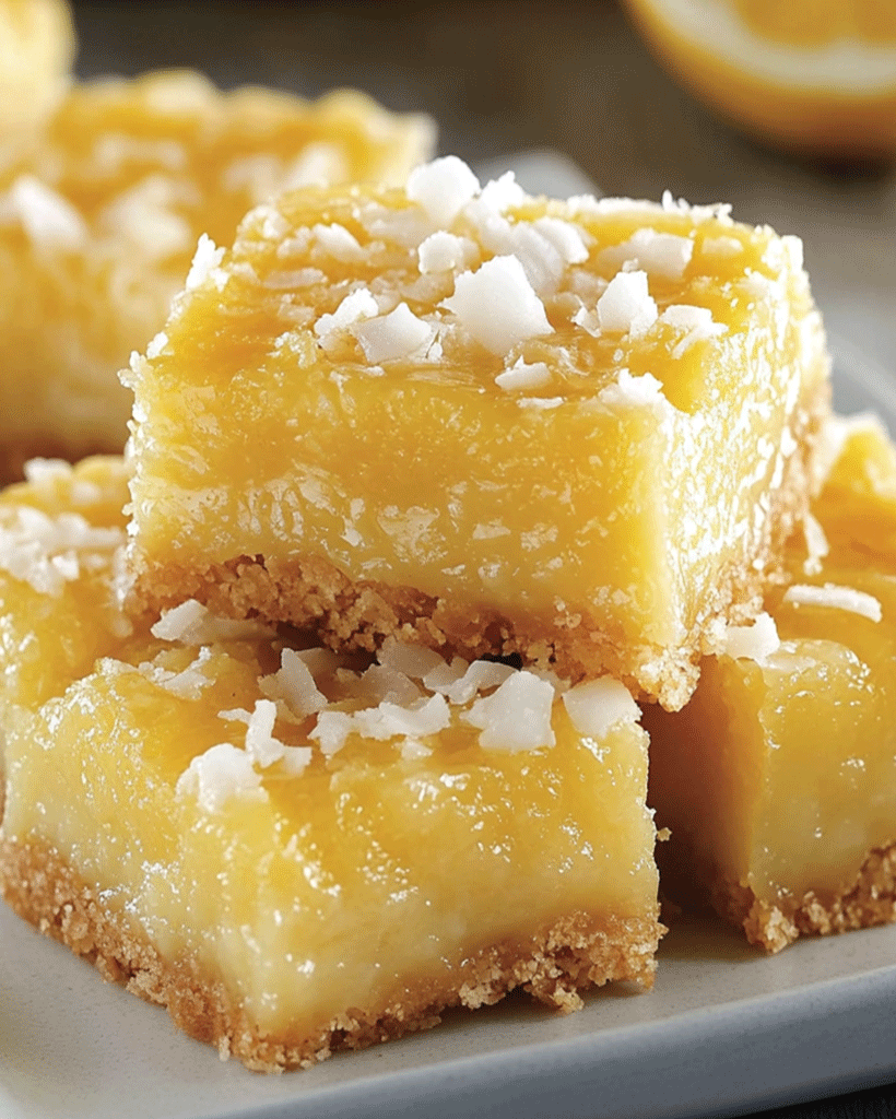 Lemon Coconut Dream Bars – Zesty, Refreshing Treat