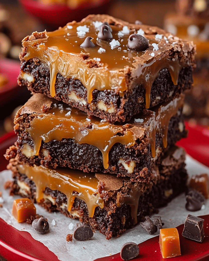 Salted Caramel Brownie Bars Recipe: Easy Dessert