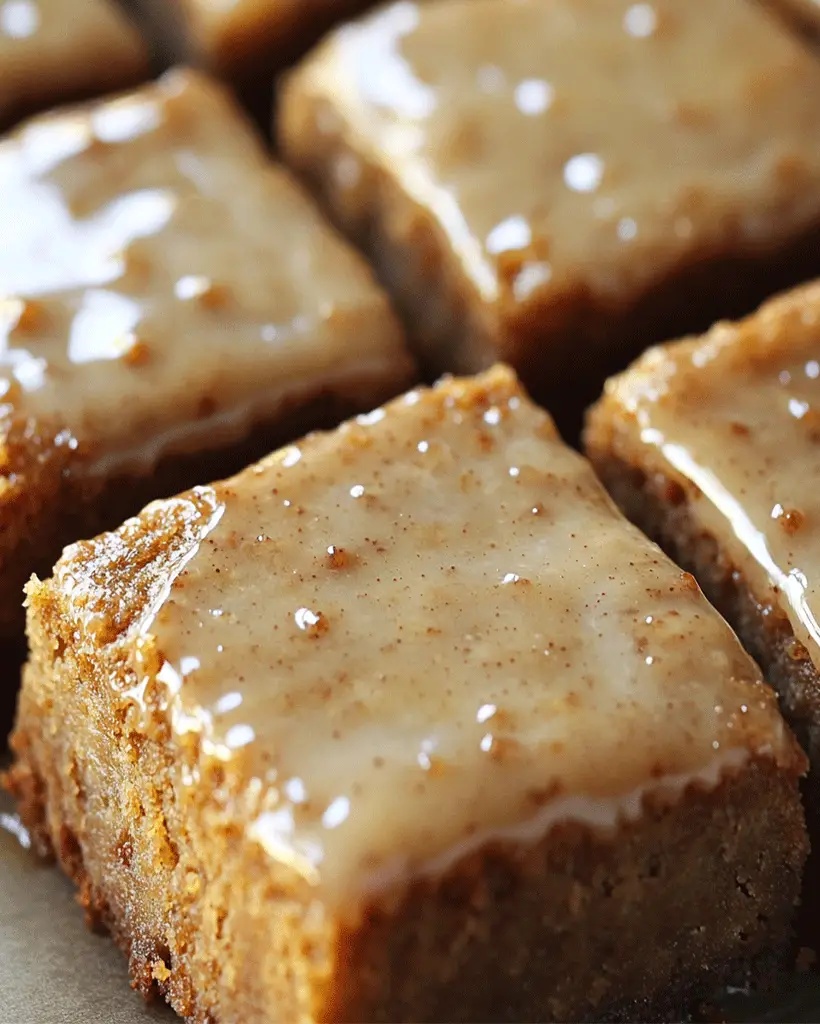 Banana Bread Brownies with Cinnamon Glaze Recipe