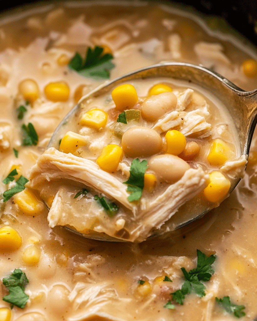 Creamy White Chicken Chili - Easy Dinner Recipe