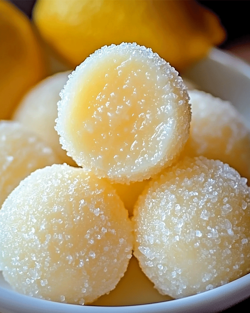 Elegant Lemon Sugar Bites – Zesty & Sweet Citrus Treat