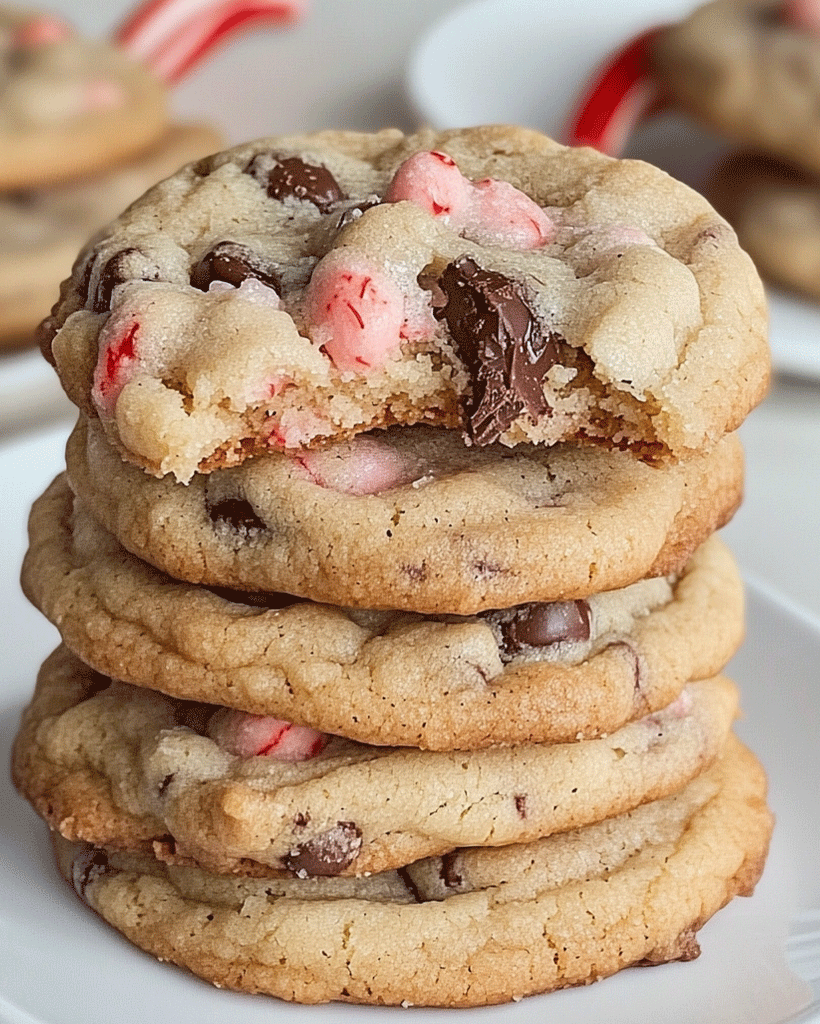 Peppermint Chocolate Chunk Cookies - Festive & Delicious