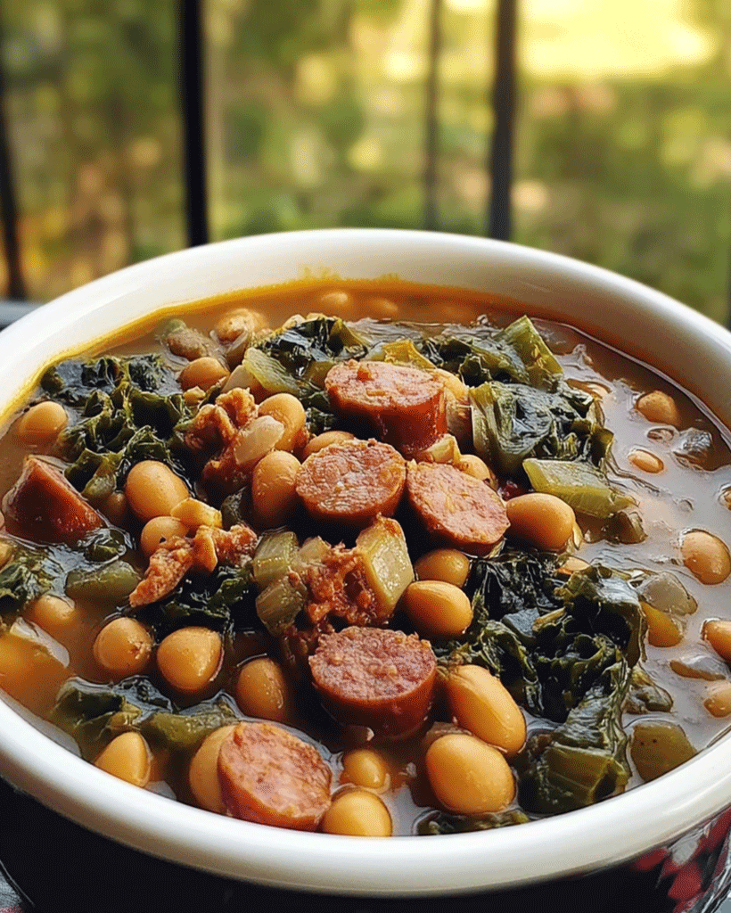 Southern Soul Food Bean and Sausage Soup