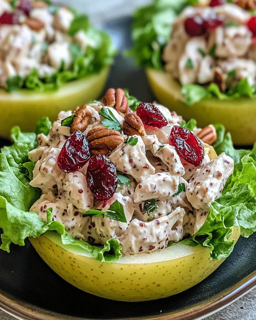 Chicken Pecan Cranberry Salad Recipe - Delicious Healthy Snack