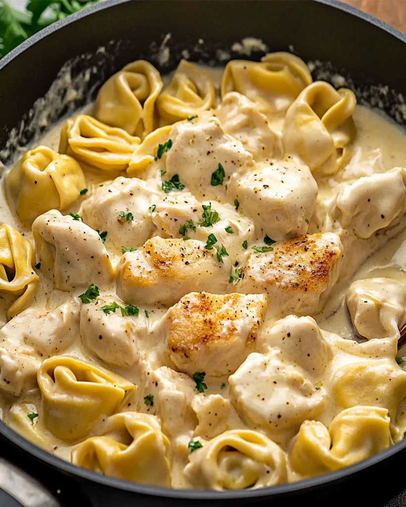 Chicken Tortellini Alfredo: Creamy Dinner Recipe